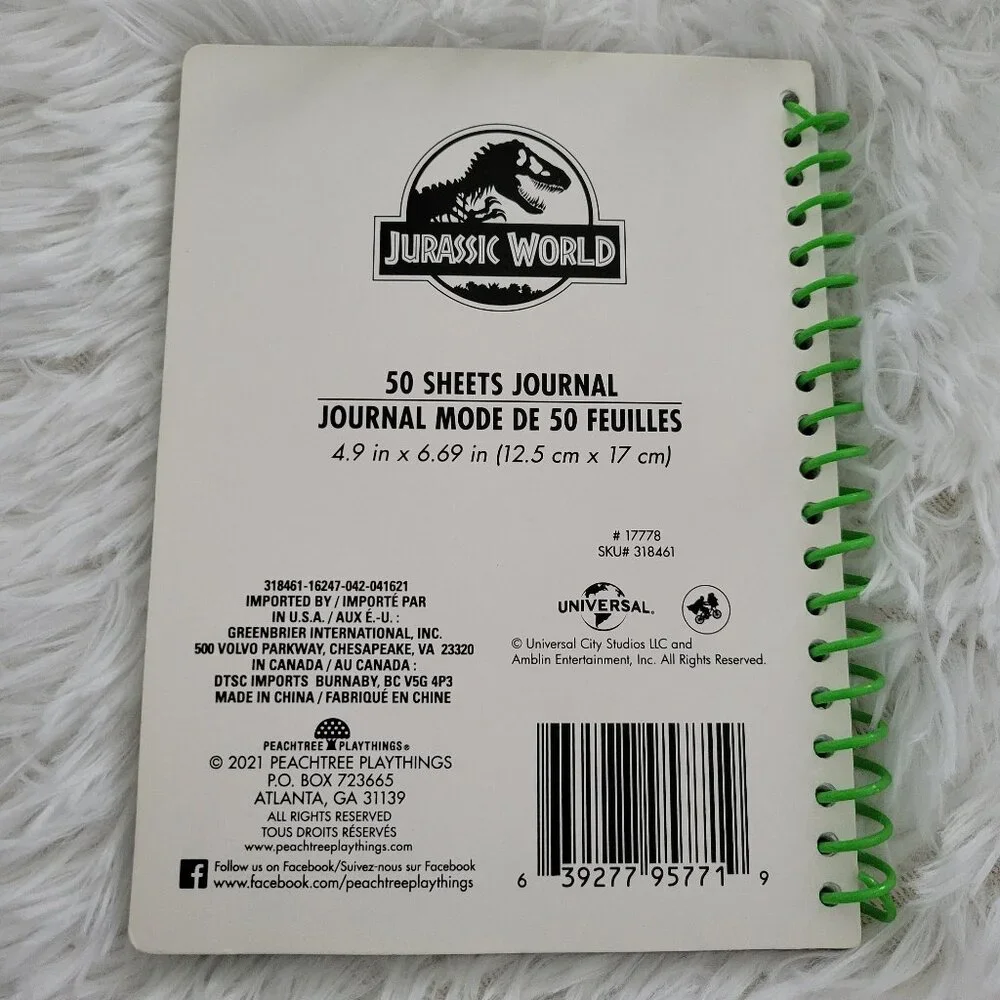 Jurassic World Notebook, Stickers, & Dry Erase Board Set